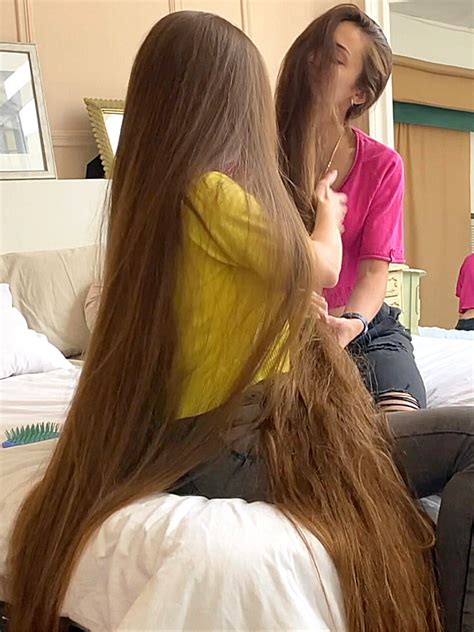 hair style long hair woman|women with ultra long hair.